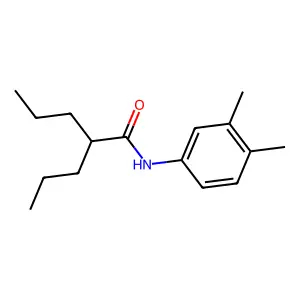 3',4'-Valeroxylidide, 2-propyl- structure