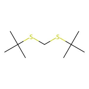 Methane, bis(tert-butylthio)- structure