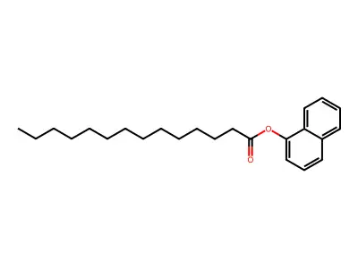 Naphthalen-1-yl Tetradecanoate structure