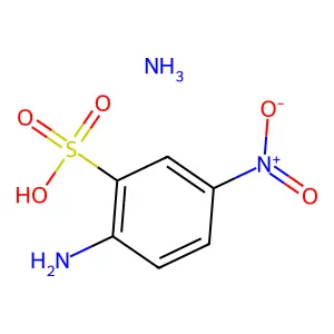2-氨基-5-硝基苯磺酸铵 structure