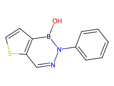 2-Phenylthieno[3,2-d][1,2,3]diazaborinin-1(2H)-ol structure