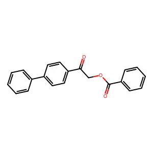 p-Phenylphenacyl benzoate structure