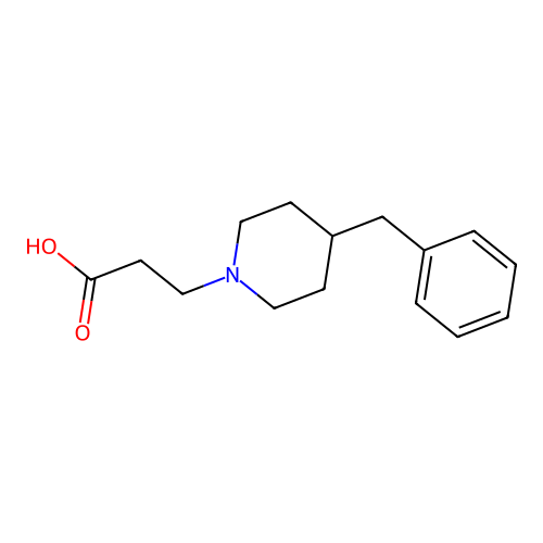 3-(4-Benzyl-piperidin-1-yl)-propionic acid structure