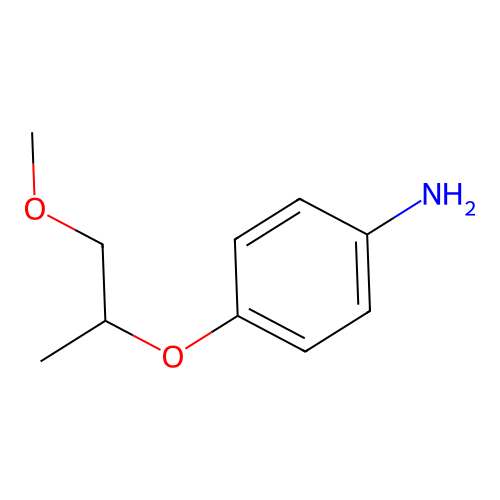 4-(2-Methoxy-1-methyl-ethoxy)-phenylamine structure