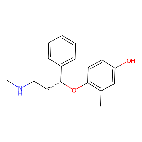 4-Hydroxyatomoxetine structure
