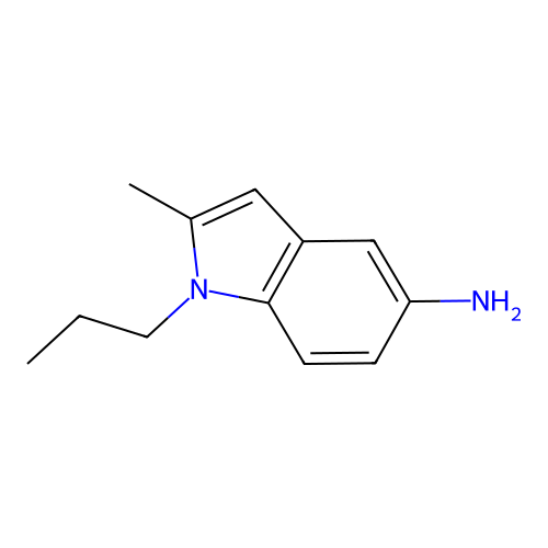 2-methyl-1-propyl-1H-indol-5-amine structure