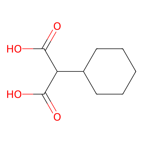 Cyclohexanemalonic acid structure