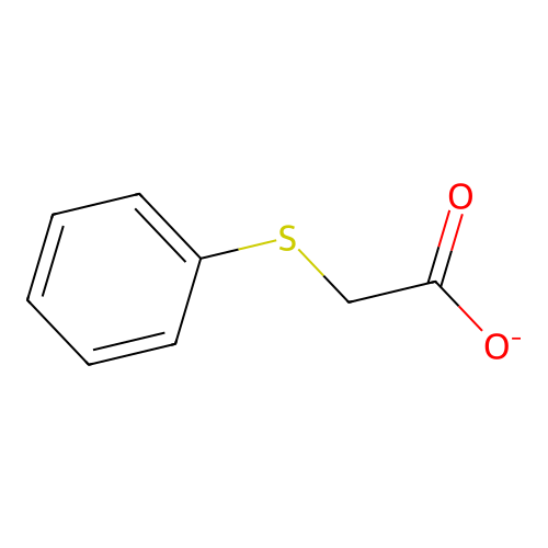 2-Phenylsulfanylacetate structure