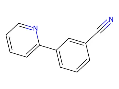 3-(Pyridin-2-yl)benzonitrile structure