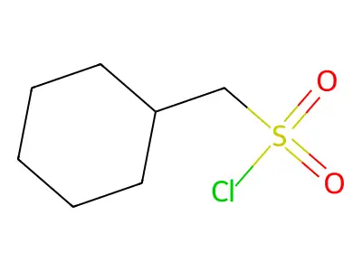 Cyclohexylmethane sulfonyl chloride structure
