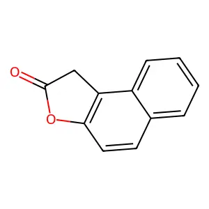 2-Hydroxy-1-naphthaleneacetic acid lactone structure