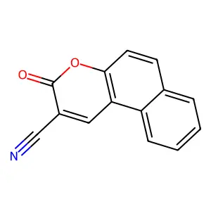 3-Oxo-3H-benzo[f]chromene-2-carbonitrile structure