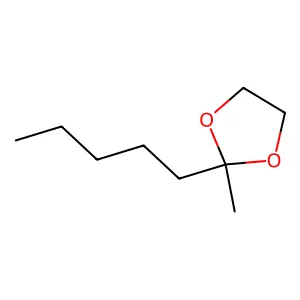 1,3-Dioxolane, 2-methyl-2-pentyl- structure
