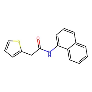Acetamide, N-(1-naphthyl)-2-(2-thienyl)- structure
