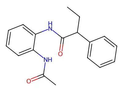 N-[2-(acetylamino)phenyl]-2-phenylbutanamide structure