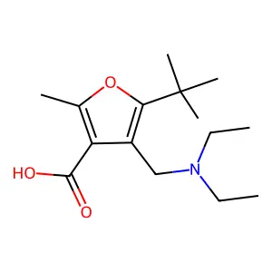 5-(6-Methyl-1H-benzoimidazol-2-ylsulfanyl)-furan-2-carbaldehyde structure