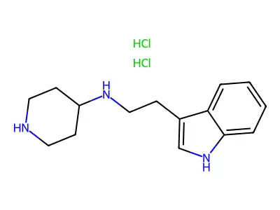 N-(2-(1H-Indol-3-yl)ethyl)piperidin-4-amine structure