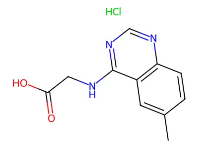 (6-Methyl-quinazolin-4-ylamino)-acetic acid structure