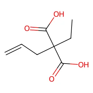 Ethyl(prop-2-en-1-yl)propanedioic acid structure