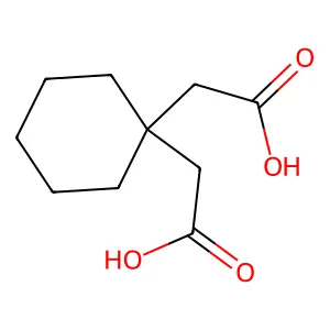 Cyclohexanediacetic acid structure