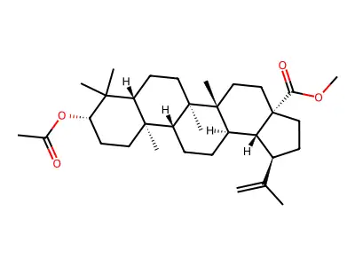 Methyl-3b-acetoxybetulinate structure