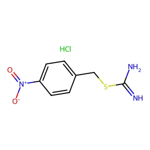 Carbamimidothioic acid, (4-nitrophenyl)methyl ester, hydrochloride (1:1) structure