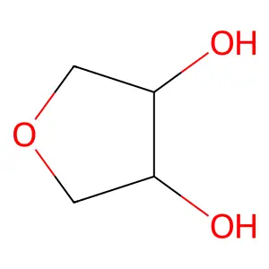 (3S,4S)-tetrahydrofuran-3,4-diol structure