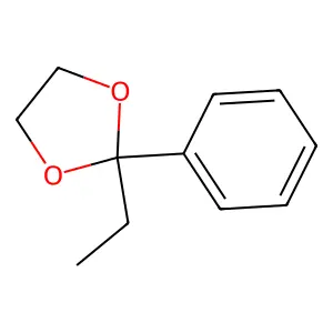 2-Ethyl-2-phenyl-1,3-dioxolane structure