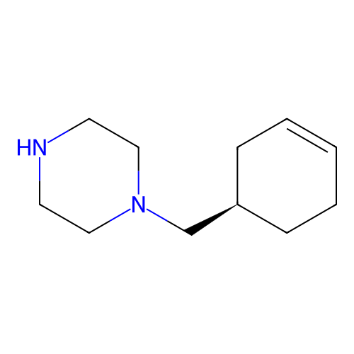 1-[[(1R)-1-cyclohex-3-enyl]methyl]-2,3,5,6-tetrahydropyrazine structure