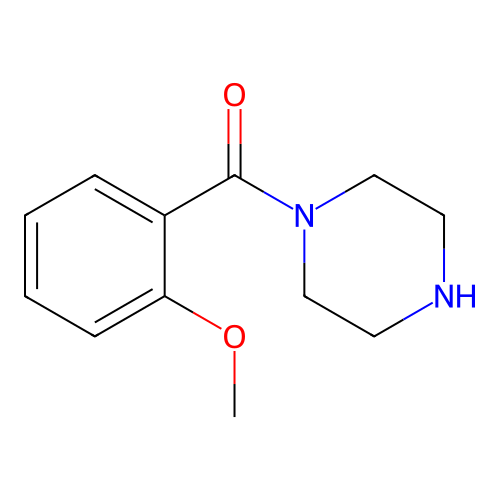 1-(2-Methoxybenzoyl)piperazine structure