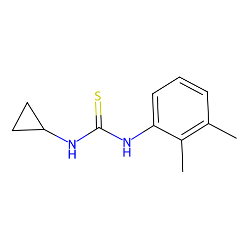 1-Cyclopropyl-3-(2,3-dimethylphenyl)thiourea structure