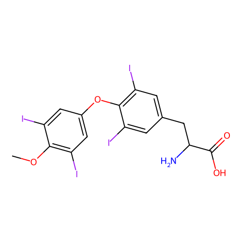 4-(3,5-Diiodo-4-methoxyphenoxy)-3,5-diiodophenylalanine structure