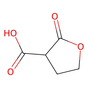 2-Oxooxolane-3-carboxylic acid structure