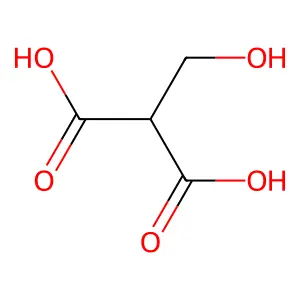 Propanedioic acid, (hydroxymethyl)- structure