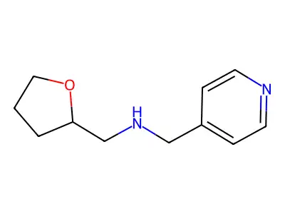 1-[(2S)-oxolan-2-yl]-N-(pyridin-4-ylmethyl)methanamine structure