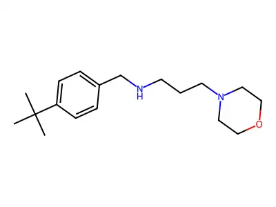 (4-tert-Butyl-benzyl)-(3-morpholin-4-yl-propyl)-amine structure