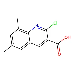 2-Chloro-6,8-dimethylquinoline-3-carboxylic acid structure