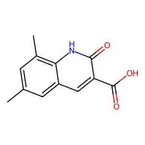 6,8-dimethyl-2-oxo-1H-quinoline-3-carboxylic Acid structure