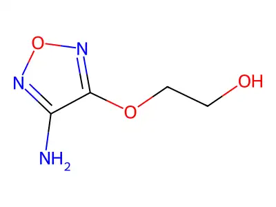 2-((4-Amino-1,2,5-oxadiazol-3-yl)oxy)ethanol structure