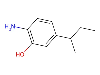 2-Amino-5-sec-butyl-phenol structure