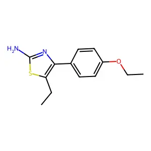 4-(4-Ethoxyphenyl)-5-ethyl-1,3-thiazol-2-amine structure
