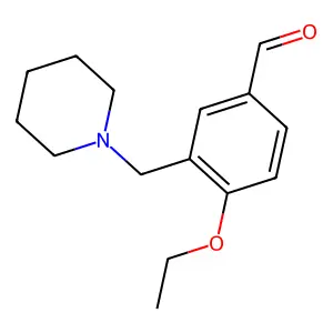 4-Ethoxy-3-piperidin-1-ylmethyl-benzaldehyde structure