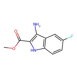 methyl 3-amino-5-fluoro-1H-indole-2-carboxylate structure