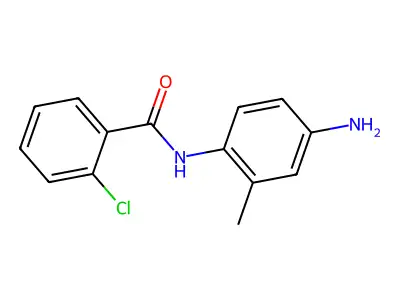 N-(4-amino-2-methylphenyl)-2-chlorobenzamide structure