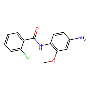 N-(4-amino-2-methoxyphenyl)-2-chlorobenzamide structure