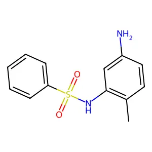 N-(5-amino-2-methylphenyl)benzenesulfonamide structure