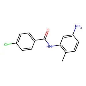 N-(5-amino-2-methylphenyl)-4-chlorobenzamide structure