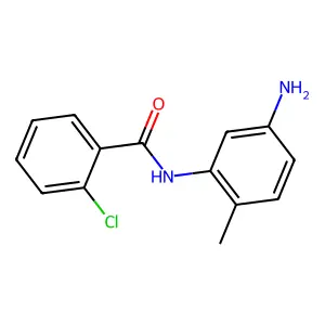 N-(5-amino-2-methylphenyl)-2-chlorobenzamide structure