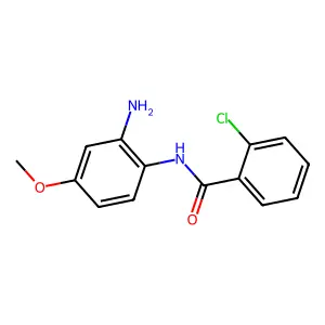 N-(2-amino-4-methoxyphenyl)-2-chlorobenzamide structure