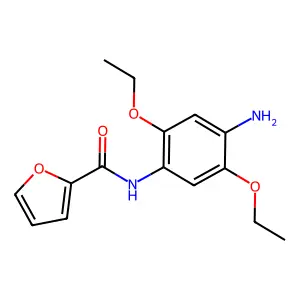 N-(4-amino-2,5-diethoxyphenyl)furan-2-carboxamide structure